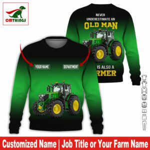 Personalized Farmer Old Man Sweatshirt | CM Things