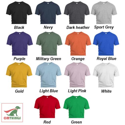T Shirts Colour Guide 01 | CM Things