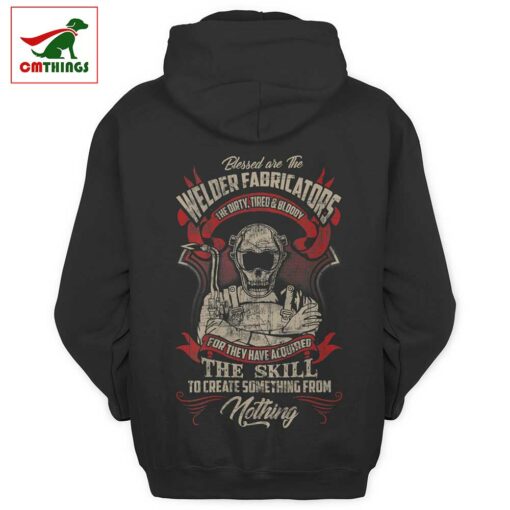 Welder Fabricators Welding Backside Hoodie | CM Things