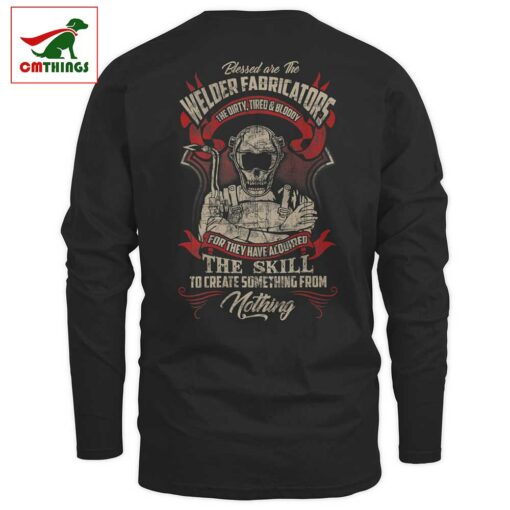 Welder Fabricators Welding Backside Long Sleeve | CM Things