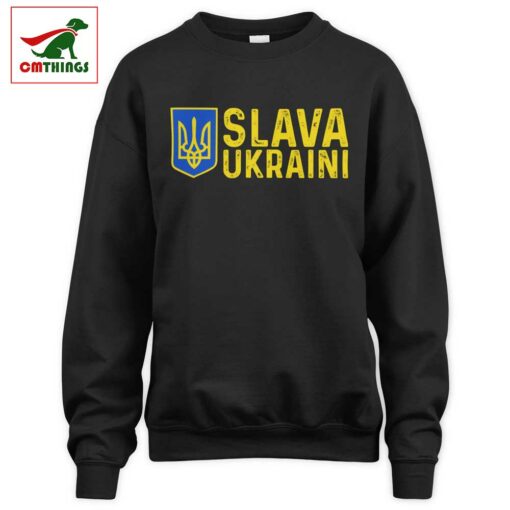 Slava Sweatshirt Slava Ukraini Gift | CM Things