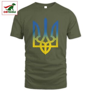 Ukraine Flag And Trident Ukrainian Shirt | CM Things