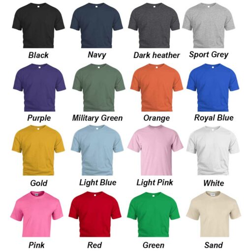 t shirts colour guide 02 | CM Things